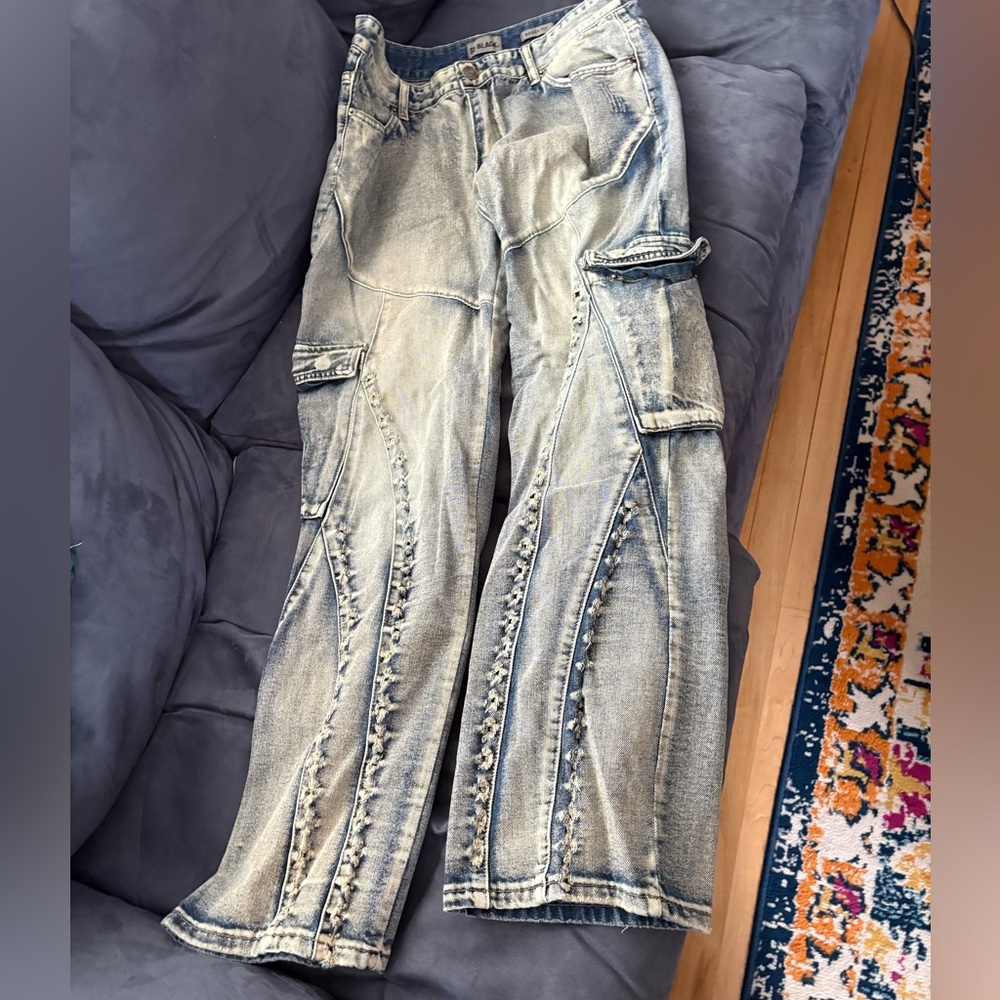 Black Baggy Fit Denim Jeans